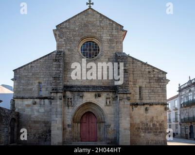 Cattedrale di Vila Real aka Igreja de São Domingos chiesa in Vila Real, Portogallo, Europa Foto Stock