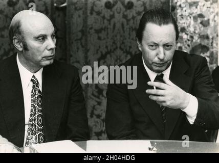 Il politico italiano Cino Salvino, anni '80 Foto Stock