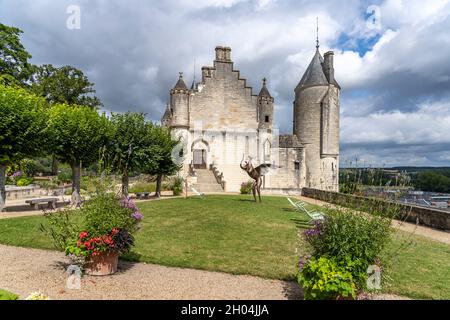 Logis Royal, Schloss Loches, Loire-tal, Frankreich | il Lodge reale, Château de Loches, Loches, Valle della Loira, Francia Foto Stock