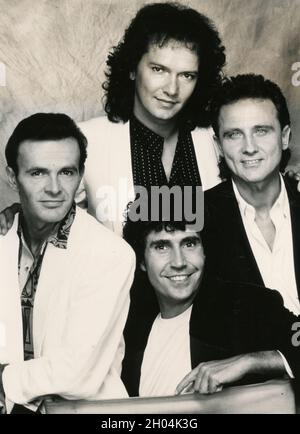 Pop band italiana Pooh, anni '80 Foto Stock