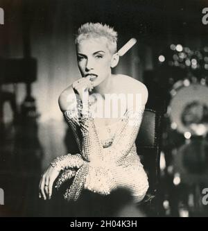 Cantante e cantautore scozzese Annie Lennox, anni '80 Foto Stock