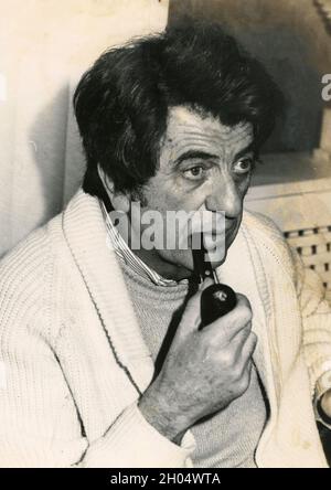 moviemaker e attore italiano Nanny Loy, anni '80 Foto Stock