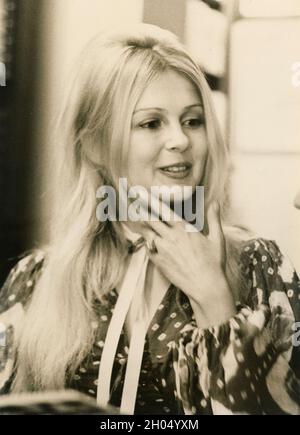 L'attrice americana Pamela Tiffin, 1970 Foto Stock