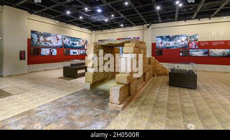 Aleksandrovo, Bulgaria. Interno della tomba di Aleksandrovo, una tomba Tracia del IV secolo a.C. Foto Stock