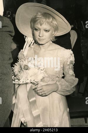 Cantante italiana attrice e showgirl Rita Pavone al Festival degli Sconosciuti, Ariccia, Italia 1962 Foto Stock