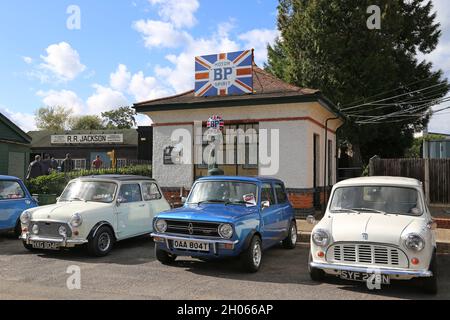 Mini Day, 3 ottobre 2021, Brooklands Museum, Weybridge, Surrey, Inghilterra, Gran Bretagna, Regno Unito, Regno Unito, Europa Foto Stock