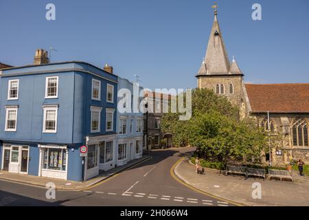 Chiesa di tutti i Santi, High Street Maldon Essex Foto Stock