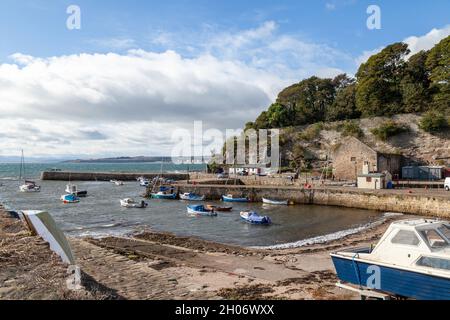 Dysart Harbour vicino a Kirkcaldy a Fife, Scozia Foto Stock