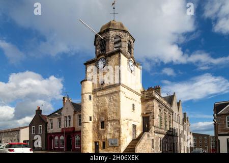 Il Tollbooth medievale a Dysart Kirkcaldy Fife Scozia Foto Stock