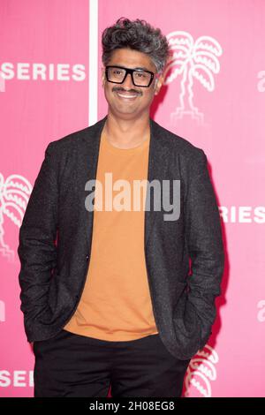 Sebastien Follin partecipa alla quarta edizione del Festival Internazionale della Serie di Cannes (Canneseries) a Cannes, il 11 ottobre 2021, Francia. Foto di David Niviere/ABACAPRESS.COM Foto Stock