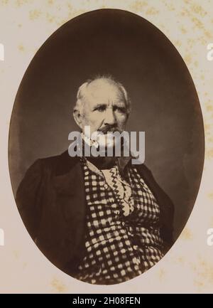 Samuel Houston (1793-1863), politico e statista americano, ha servito come Governatore del Texas e del Tennessee, ritratto di testa e spalle, James Earle McClees, Julian Vannerson, 1859 Foto Stock