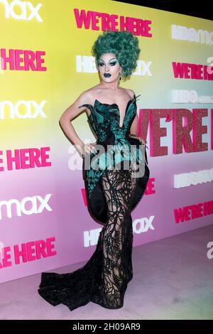 8 ottobre 2021, Culver City, CA, Stati Uniti d'America: LOS ANGELES - OTT 8: Domino al ''WE ARE HERE'' LA Premiere Screening della serie HBO presso i Sony Studios l'8 ottobre 2021 a Culver City, CA (Credit Image: © Kay Blake/ZUMA Press Wire) Foto Stock