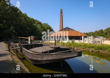 '23.07.2021, Germania, Renania settentrionale-Vestfalia, Witten - LWL Industriemuseum Zeche Nachtigall und Ziegelei Duenkelberg im Muttental an der Ruhr, qui ex Foto Stock