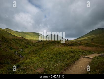 Paesaggio nella Riserva Naturale Nazionale di ben Lawers, Scozia Foto Stock