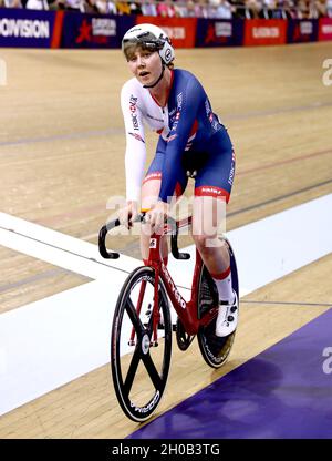Foto d'archivio del 06-08-2018 della britannica Katie Archibald. Data di emissione: Martedì 12 ottobre 2021. Foto Stock