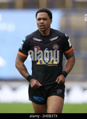 Foto d'archivio del 28-03-2021 di Castleford Tigers Jordan Turner. Data di emissione: Martedì 12 ottobre 2021. Foto Stock