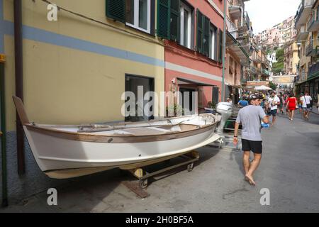 CINQUE TERRE/ITALIA Foto Stock