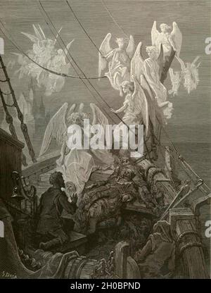 Illustrazione da Rime of the Ancient Mariner - Samuel Taylor Coleridge Foto Stock