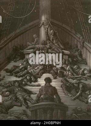 Illustrazione da Rime of the Ancient Mariner - Samuel Taylor Coleridge Foto Stock