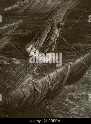 Illustrazione da Rime of the Ancient Mariner - Samuel Taylor Coleridge Foto Stock