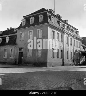 Das Wittumspalais a Weimar, Deutschland 1930er Jahre. Palazzo a Weimar, Germania 1930s. Foto Stock