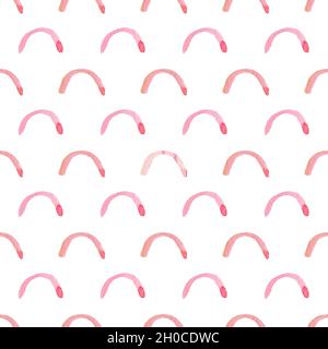 Acquerello sfondo astratto isolato su bianco. Illustrazione dell'arco dipinta a mano. Foto Stock