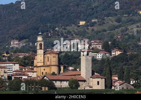 Chiesa di San Giorgio, Santa Caterina e San Bartolomeo Apostolo a Bergamo Foto Stock