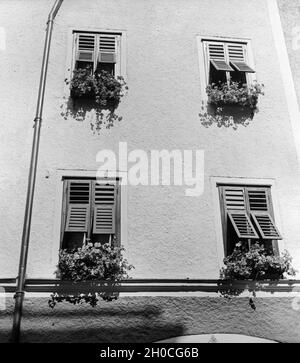 Ein Ausflug nach Rattenberg in Tirolo, Deutsches Reich 1930er Jahre. Un viaggio a Rattenberg in Tirolo, Germania 1930s. Foto Stock