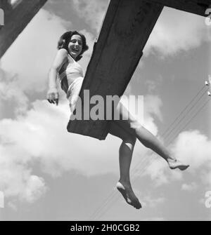 Ein Ausflug nach Bad Rippoldsau Schapbach, Deutsches Reich 1930er Jahre. Un viaggio a Bad Rippoldsau Schapbach, Germania 1930s. Foto Stock