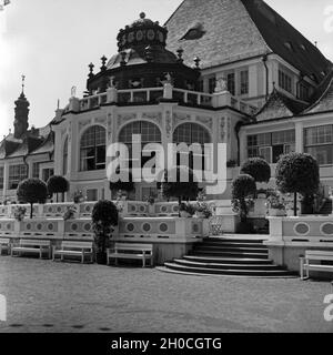 Das Kasino Hotel im Seebad Zoppt an der Ostsee, Deutschland 1930 Jahre 'Kasino Hotel' a Zoppot vicino al Mar Baltico, Germania 1930. Foto Stock