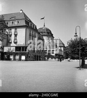 Das Kasino Hotel im Seebad Zoppt an der Ostsee, Deutschland 1930 Jahre 'Kasino Hotel' a Zoppot vicino al Mar Baltico, Germania 1930. Foto Stock