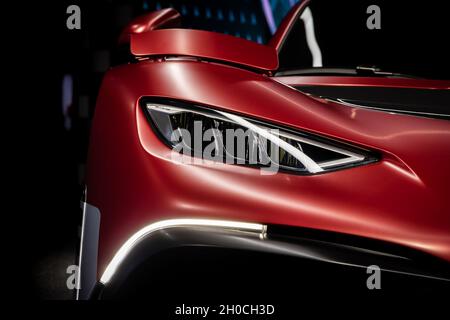 Mercedes-AMG Project One sportiva in mostra al salone IAA Mobility 2021 a Monaco di Baviera, Germania - 6 settembre 2021. Foto Stock