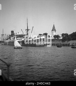 Impression aus der Freien Stadt Danzig, hier , Deutschland 1930 Jahre. Impressione dalla città di Danzica, qui , Germania anni trenta. Foto Stock