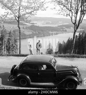 Ein Ausflug in den Südschwarzwald, Deutsches Reich 1930er Jahre. Un viaggio per la Foresta Nera meridionale, Germania 1930s. Foto Stock