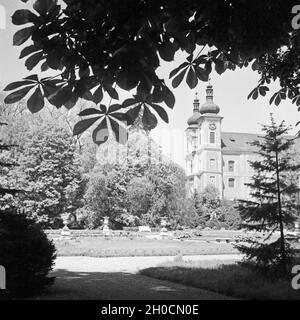 Kirche Johann in Donaueschingen, Deutschland 1930er Jahre. Chiesa di San Giovanni Evangelista a Donauseschingen, Germania 1930s. Foto Stock