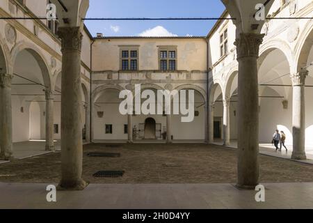 Palazzo Ducale, Camerino, Marche, Italia, Europa Foto Stock