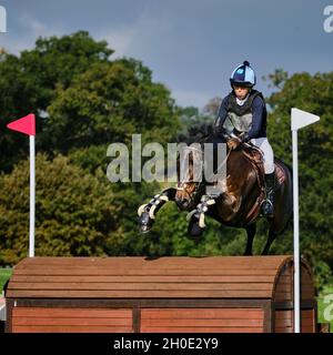 Prove a cavallo del Weston Park autunno 2021 Foto Stock