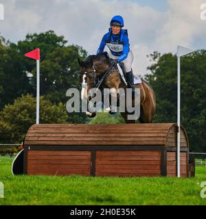 Prove a cavallo del Weston Park autunno 2021 Foto Stock