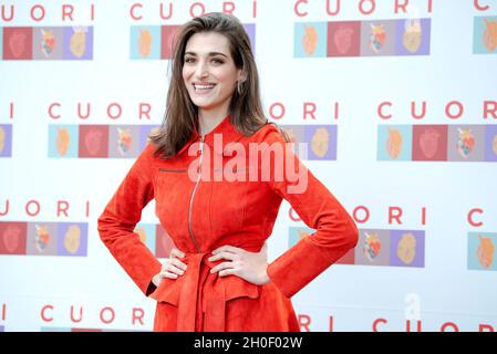 Pilar Fogliati partecipa alla Fotografia di Cuori alla Casa del Cinema di Roma Foto Stock