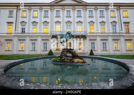 Fontana di Pegasus al Palazzo Mirabell - Salisburgo, Austria Foto Stock