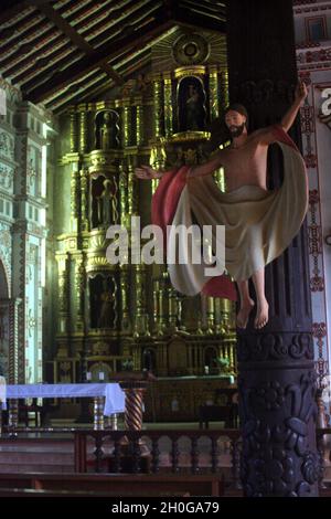 Cattedrale di Sant'Ignazio, missione di San Ignacio de Velasco, Bolivia Foto Stock