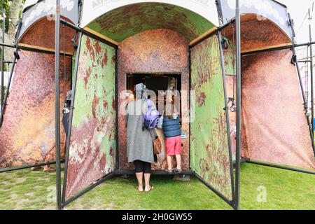 Londra, Regno Unito. 29 ago 2021. Automata Carrousel al Greenwich and Docklands International Festival di Greenwich. GDIF 2021. Credito: Waldemar Sikora Foto Stock