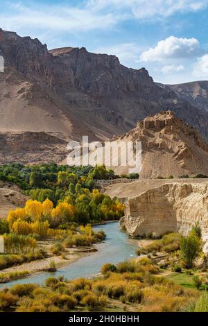 Chehel Burj o Fortezza torri, provincia di Yaklawang, Bamyan, Afghanistan Foto Stock