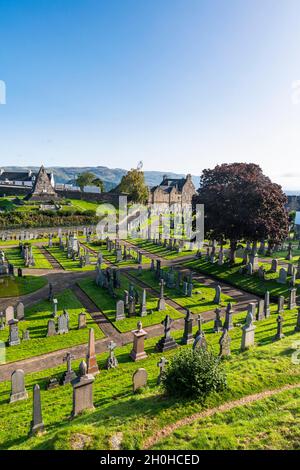 Cimitero della città vecchia, Stirling, Scozia, Regno Unito Foto Stock