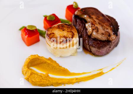 Premio Australiano di filetto di bistecca di filetto. Foto Stock