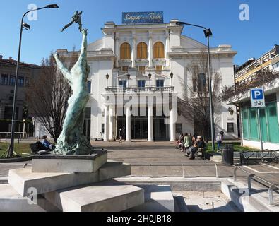 Europa, Italia, Lombardia, Milano, Teatro Nazionale che Banca! Di Milano Foto Stock