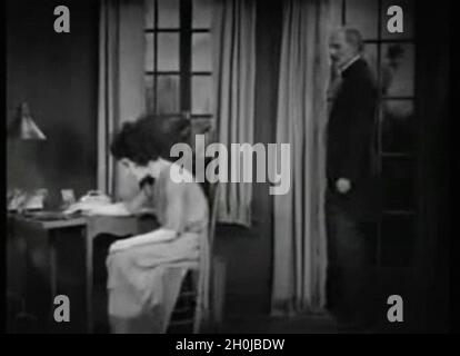 Vintage screenshot dal film Camille del 1921 Foto Stock