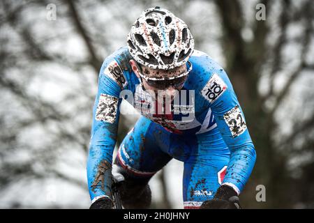 UCI Ciclocross World Championships in Valkenburg 2018. Michael Boros. Foto di Simon Gill. Foto Stock
