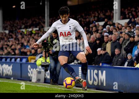 Tottenham Hotspur il figlio Heung-min Foto Stock