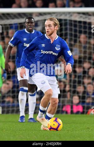 Everton il Tom Davies Foto Stock